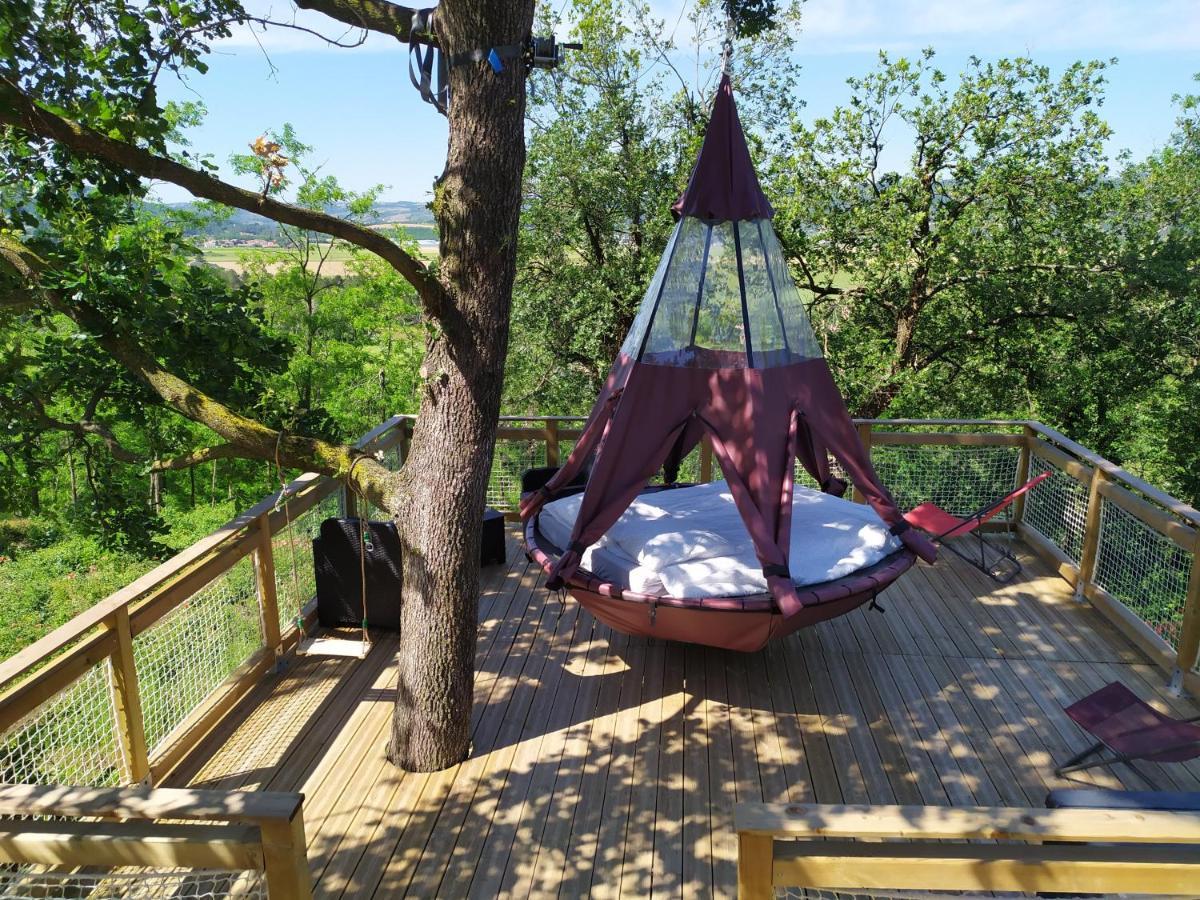 Camping Domaine De Senaud Albon Exteriör bild