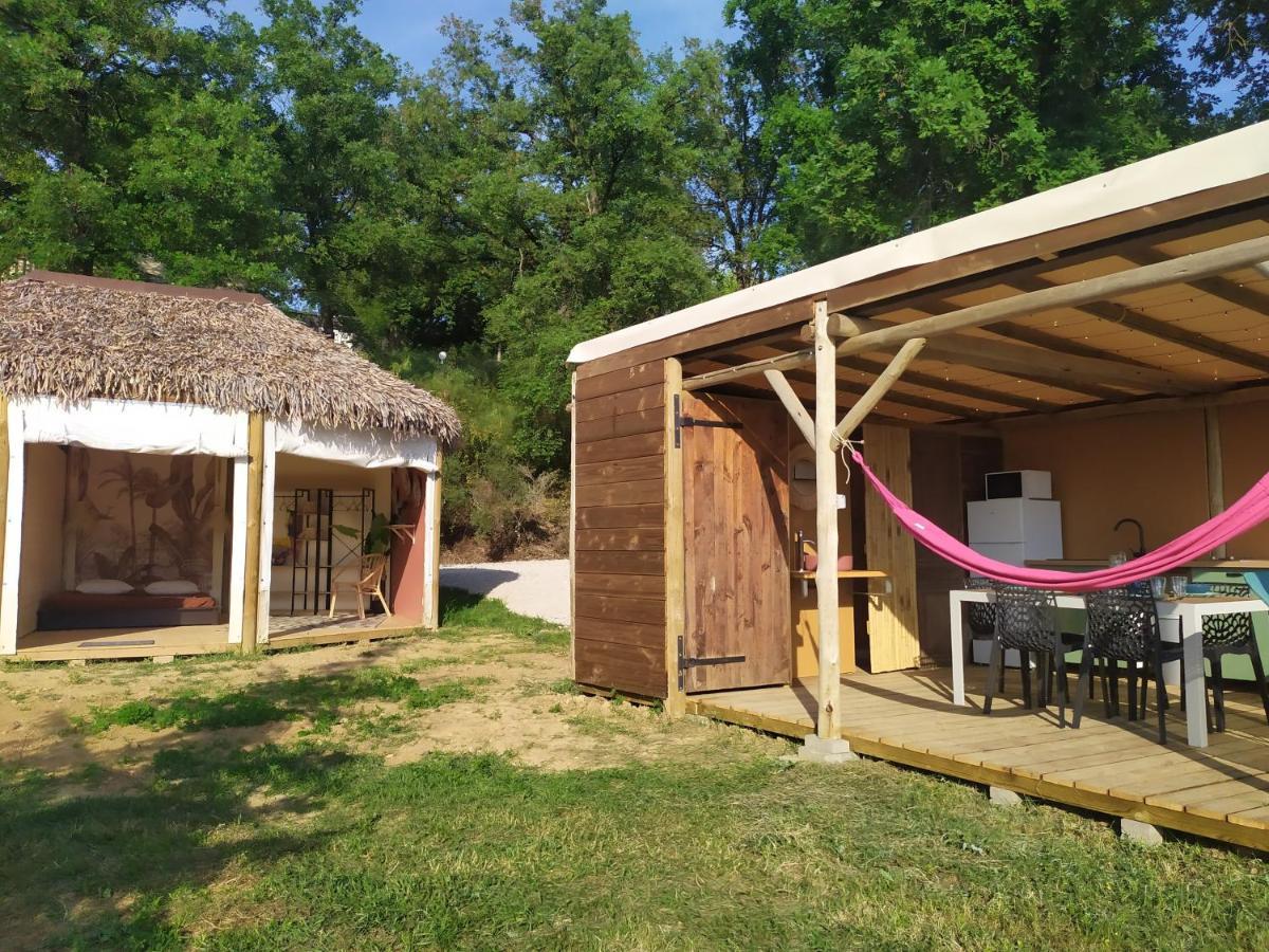 Camping Domaine De Senaud Albon Exteriör bild