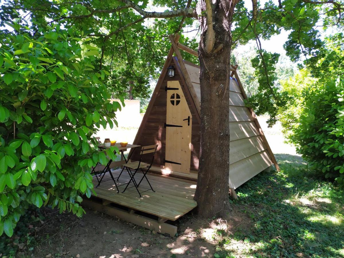 Camping Domaine De Senaud Albon Exteriör bild